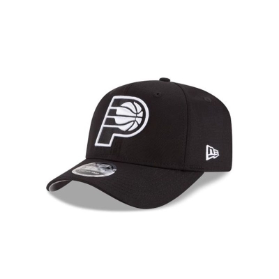 Indiana Pacers Gorra | New Era NBA Stretch Snap 9fifty Snapback Cap Mexico - Negros